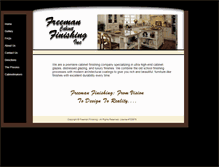 Tablet Screenshot of freemanfinishing.com